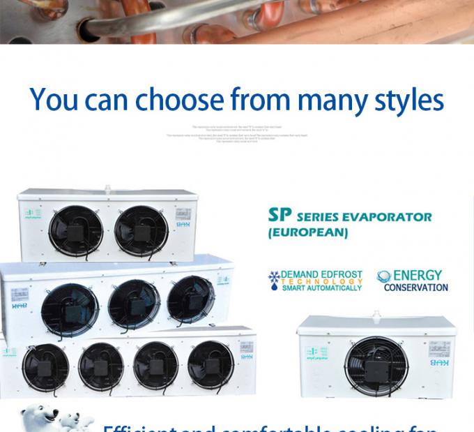 SPAE053D CE-Zertifizierung Industrieller Drei-Ventilator-Dampfkühler für Kühlraum 4