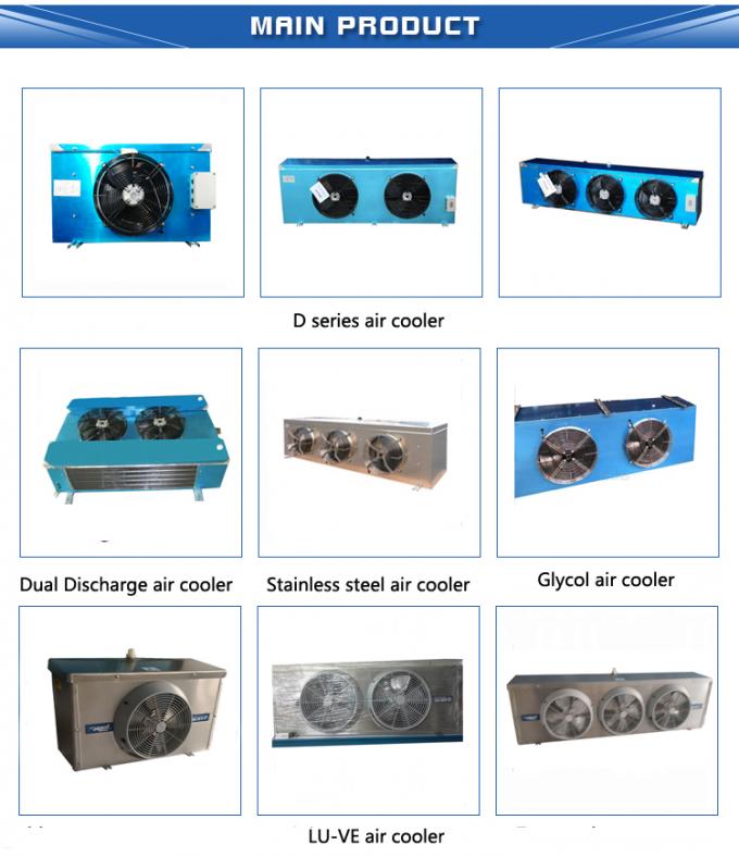 SPAE053D CE-Zertifizierung Industrieller Drei-Ventilator-Dampfkühler für Kühlraum 9