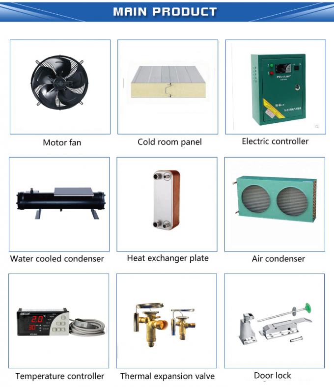 6GE-34Y 30HP Kompressor Niedertemperatur Kondensationseinheit 30hp Kaskade Kondensationseinheit Wasserkühler Kondensationseinheit 5