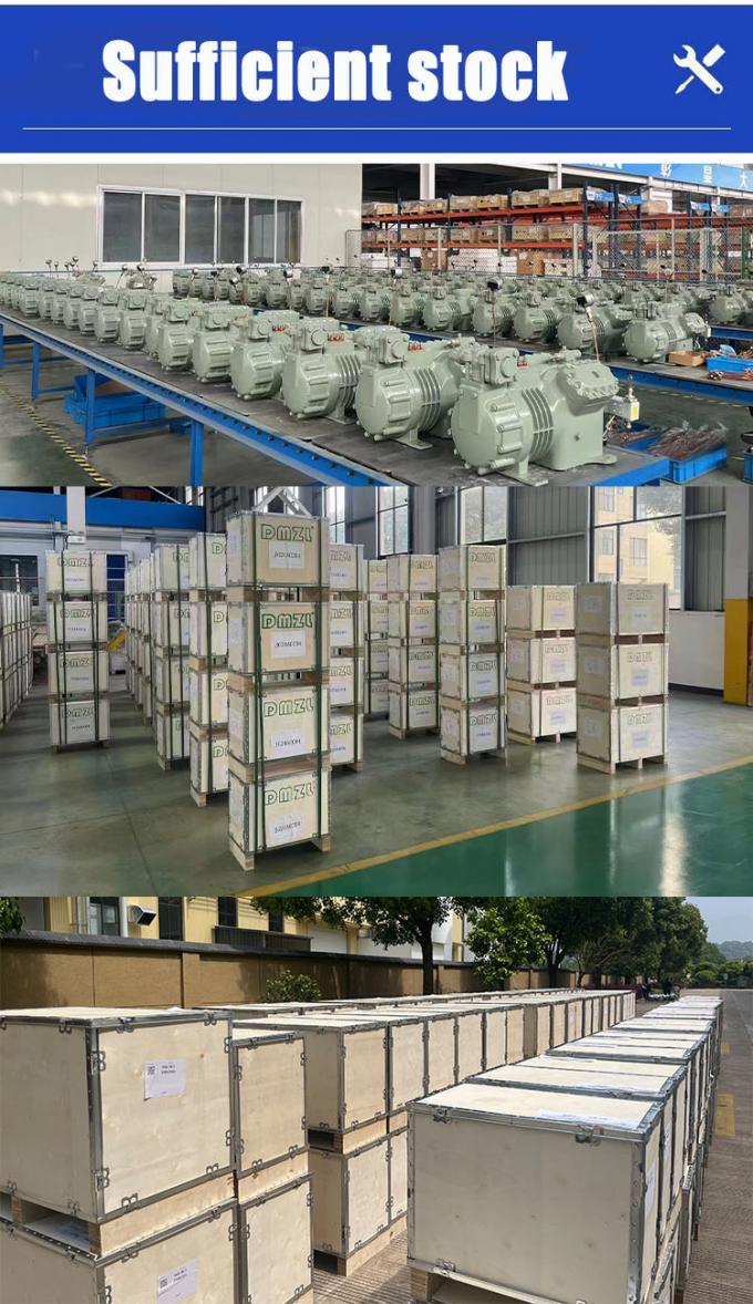 2 bis 50 PS Hergestellt in China Unterstützen Sie kundenspezifische billige Kühlspeicher Kühlkompressor Halbhermetischer Kolbenkompressor,Kühlspeicherkompressor,Kühlspeichersystem,industrielle Kühlspeicher 10