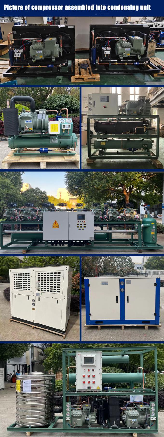 2 bis 50 PS Hergestellt in China Unterstützen Sie kundenspezifische billige Kühlspeicher Kühlkompressor Halbhermetischer Kolbenkompressor,Kühlspeicherkompressor,Kühlspeichersystem,industrielle Kühlspeicher 11
