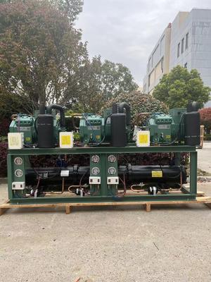 10HP Three System Water Cooled Condensing Unit with 380V/3Ph/50Hz and 1 Year Warranty