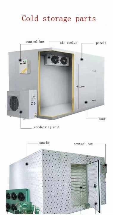 20KW Cold Storage Logistics Solutions US Interstate Cold Storage Chamber Construction For 144m³