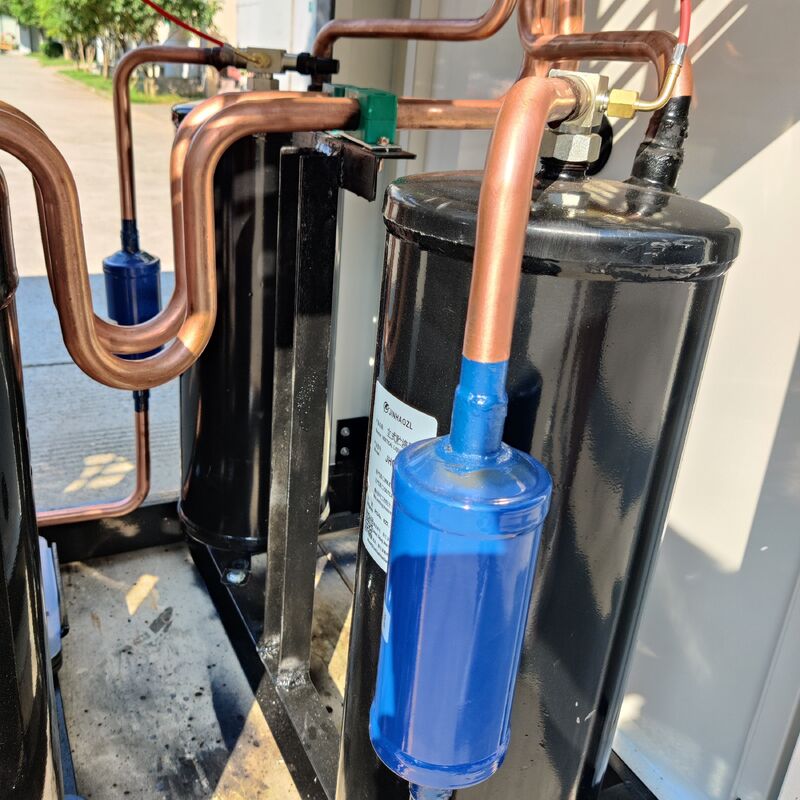 40PS luftgekühlter Kaltwassersatz mit Copeland-Kompressor und R404A-Kältemittel für industrielle Kälteanwendungen