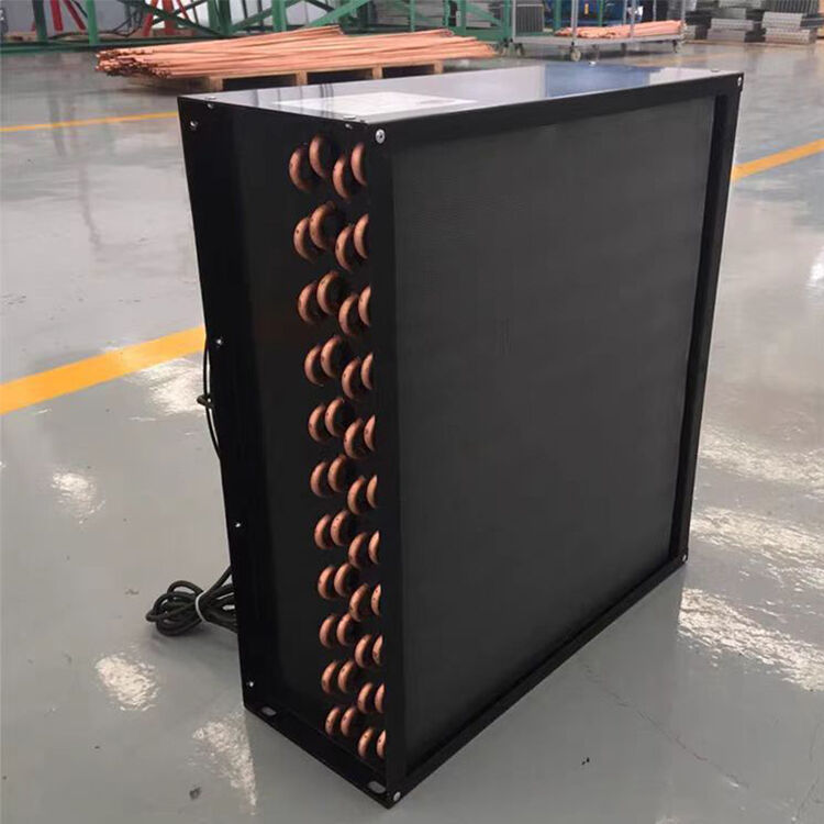 KUB FNH4-120 Mini Air Cooled Condenser 380V Copper Tube Aluminum Fin New Industrial Refrigeration Unit Multi-Refrigerant