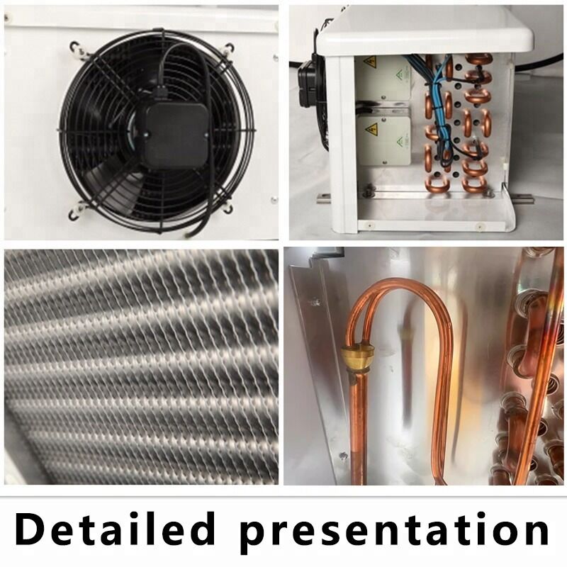 KUBD-1D Ein Lüftermotor Kleiner Luftkühler Wand-/Fenstermontage Verdampfer Kühlraum Kälte- und Wärmetauscher Ausrüstung