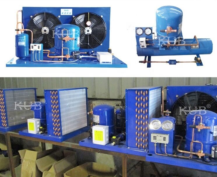 MT64/WN05M Kolbenkompressor MT64 5 PS Kompressor Wasserkühlung Kondensation Einheit Kaltlager Kühlgerät Einfach zu bedienen
