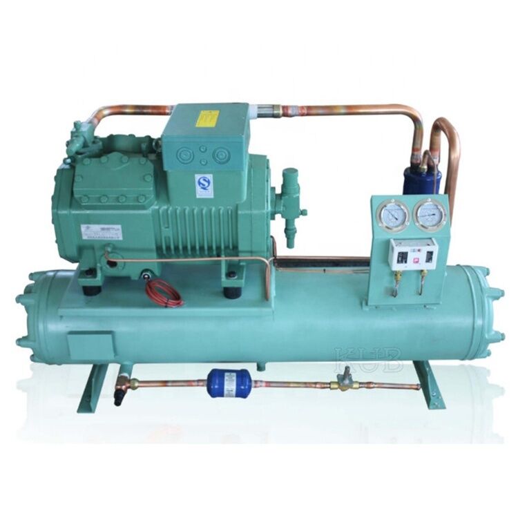 KUB 4DC7.2 4DES-7 CE Certificated R22 Gas Compressor Water Cooling Condensing Units Freezer Cold Storage Refrigeration Unit